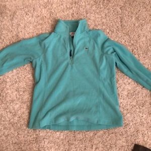 Teal quarter zip vineyard vines